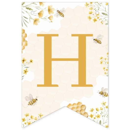 Our Little Honey 1st Birthday Banner (Zweite Fahne)