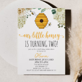 Our Little Honey Bumble Bee Birthday Party Einladung