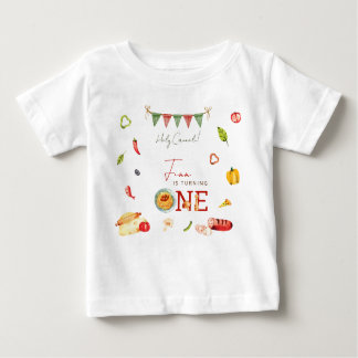 Our Little Meatball 1st Birthday Baby T-shirt