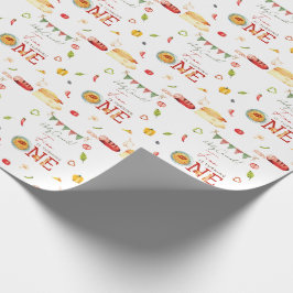 Our Little Meatball 1st Birthday Geschenkpapier