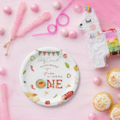 Our Little Meatball 1st Birthday Pappteller (Party)