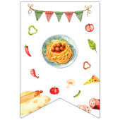 Our Little Meatball 1st Birthday Wimpelkette (Erste Fahne)