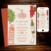 Our little meatball is turning one 1st Birthday  Einladung