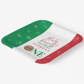 Our Little Meatball is Turning One Birthday Party Pappteller (Gewinkelt)