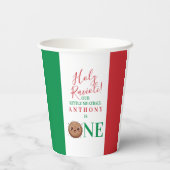 Our Little Meatball is Turning Two Birthday Party  Pappbecher (Rückseite)