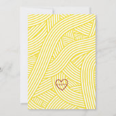 Our Little Meatball, Spaghetti, Birthday Einladung (Rückseite)