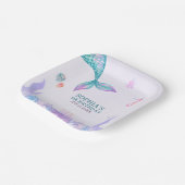 Our Little Mermaid Fun Birthday Party Pappteller (Gewinkelt)