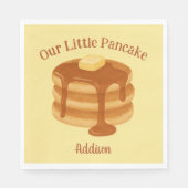 Our Little Pancake Breakfast Brunch Theme Custom Serviette (Vorderseite)