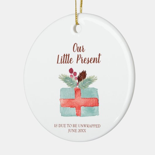 Our Little Present Keramik Ornament (Links)