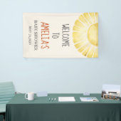 Our Little Ray of Sunshine Baby Shower  Banner (Messeveranstaltung)