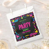 our little Retro Neon 80's Birthday Party Geschenktütchen (Ausgeschnitten)