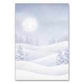 Our Little Snowbaby is on the way Seating Guide Tischnummer (Rückseite)