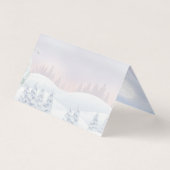 Our Little Snowbaby is on the way Seating Name (Rückseite)