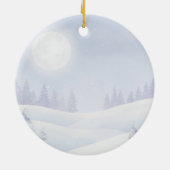 Our Little Snowbaby is on the way Winter Keepsake Keramik Ornament (Hinten)