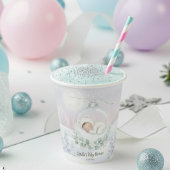 Our Little Snowbaby is on the way Winter snow  Pappbecher