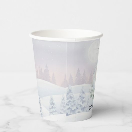 Our Little Snowbaby is on the way Winter snow  Pappbecher (Rechts)