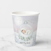 Our Little Snowbaby is on the way Winter snow Pappbecher (Vorderseite)