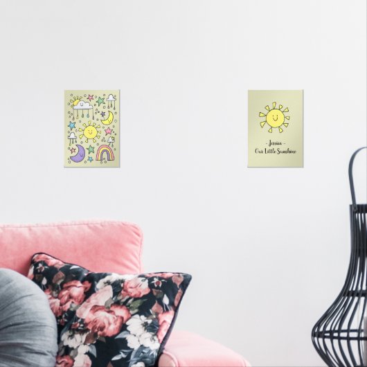 Our Little Sunshine Prints Bilderwand Sets (Wohnzimmer)