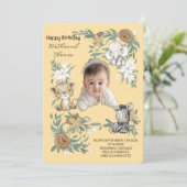 Our Little Sunshine’s Birthday Bash Invitation Einladung (Stehend Vorderseite)