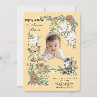 Our Little Sunshine’s Birthday Bash Invitation Einladung