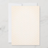 Our Little Sunshine,Sun, Dots Invitation Einladung (Rückseite)