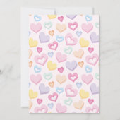 Our little sweetheart is turning one Birthday Einladung (Rückseite)