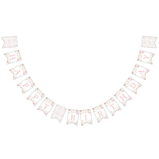 Our Little Wildflower Birthday Banner (Alle)