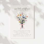 Our Little Wildflower First Birthday Party Einladung
