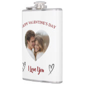 Our Love Custom Photo Valentine’s Day Flask Flachmann (Links)