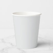 Our Love Custom Photo Valentine’s Day Paper Cup Pappbecher (Rückseite)
