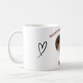 Our Love in a Mug Custom Photo Valentine’s Day Kaffeetasse (Links)