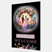 Our Love Shine Brighter Than The Moon Large Sign Acrylschild (Winkel)