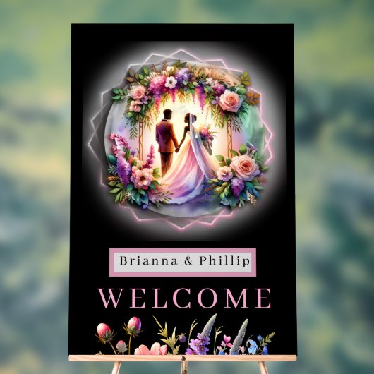 Our Love Shine Brighter Than The Moon Large Sign Acrylschild (Neutral)