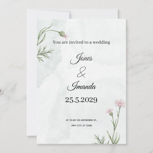 our love story Card (Vorderseite)