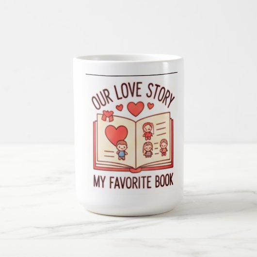 Our Love Story Mug Kaffeetasse (Mittel)