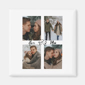 Our Love Story Valentine Magnet Custom Photos (Vorne)
