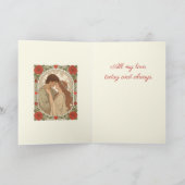 Our Love Timeless And True Romantic Illustration Karte (Innenseite)