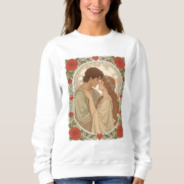 Our Love Timeless And True Romantic Illustration Sweatshirt