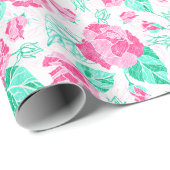 Our Lovely One Baby Shower Geschenkpapier (Rolleneckpunkt)