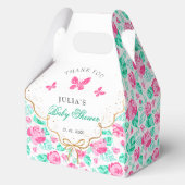 Our Lovely One Baby Shower Geschenkschachtel (Rückseite)