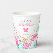 Our Lovely One Baby Shower Pappbecher (Vorderseite)