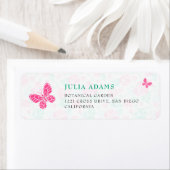 Our Lovely One Baby Shower Return Address Label (Insitu)