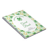 Our Lucky Charm St Patrick Baby Shower Guest Book Notizblock (Rechte Seite)
