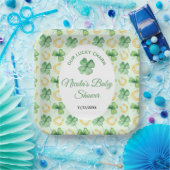 Our Lucky Charm St Patrick's Baby Shower Pappteller (Party)