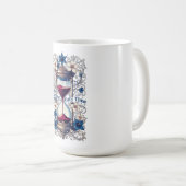 Our Moments Defy Time Hourglass Gifts T-Shirt Kaffeetasse (VorderseiteRechts)