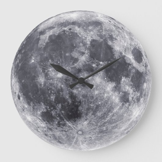 Our Moon Große Wanduhr (Vorderseite)