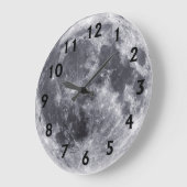 Our Moon Große Wanduhr (Winkel)