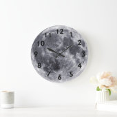 Our Moon Große Wanduhr (Zuhause)