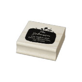 Our New House Address Announcement Garden Gummistempel (Stempel)