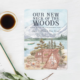 Our New Neck of the Woods Housewarming Party Einladung